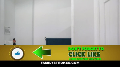 Slim Small-titted Brunette Babe Helps Her Step-bro Drain His Balls & Get Rid Of His Huge Morning Wood