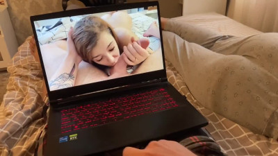 I'm So Happy That My Pretty Slim Bubble-assed Step-sis Is a Porn-actress & Never Denies Me BJ & Sex