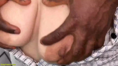 Naughty mature lady gets her hairy anus blacked in her 60s
