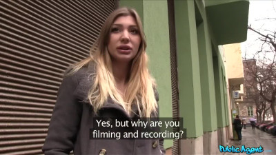 She rides his huge penis while being cast