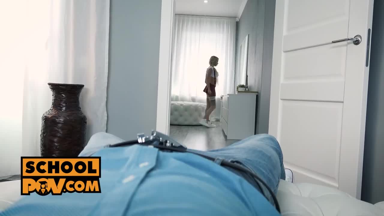 Watch Astounding blonde dressed like a schoolgirl gets fucked in her sweet ass in this POV Full. Duration: 10:09 | ePornBabe.