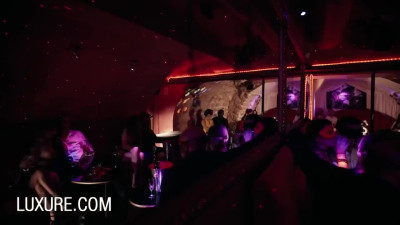 Luxury French babes go wild with horny males in Parisian swinger party