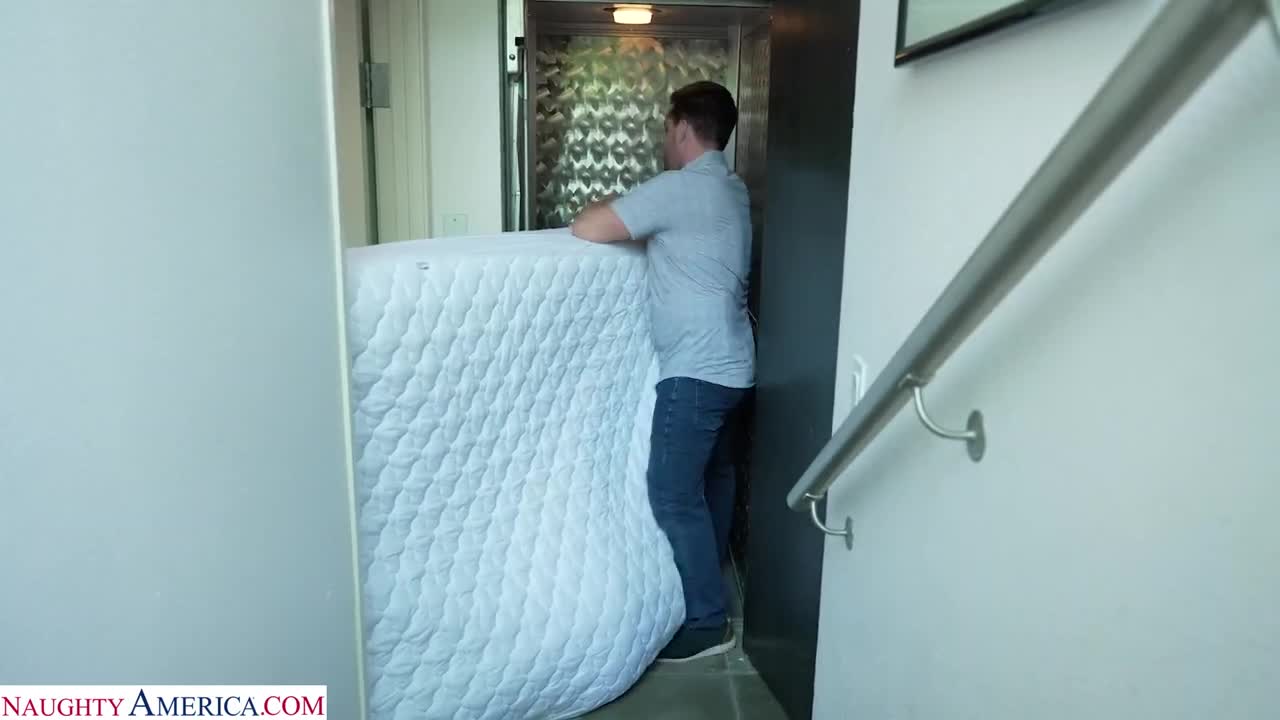 Watch Blonde MILF is playing with worker's big white cock Full. Duration: 05:59 | ePornBabe.
