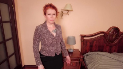 Ginger hair stepmother really wants to be fucked
