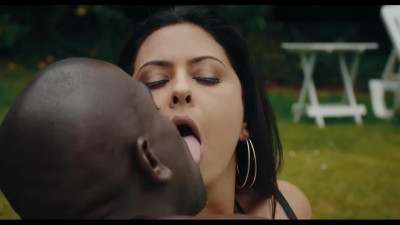 Latina in her 40s fucks her black pool cleaner