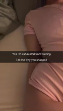 Sexy Fit Bubble-assed Cheerleader Fucks Herself With a Dildo While On Snapchat With Her Fan