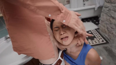 Asian cock fucks Milf and her stepdaughter Maya Farrell
