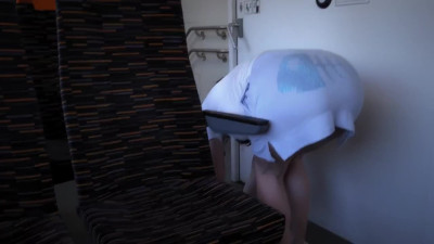 Buxom Milf passenger banged in the train - Amateur Porn