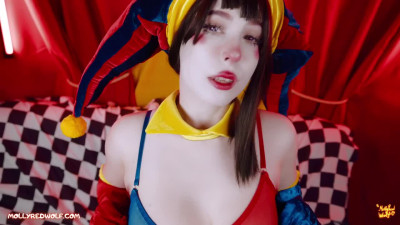 Busty Pomni will bring you to orgasm at the amazing digital circus