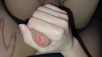 Stepfather with a big dick fucks stepdaughter in a hole while no one is home