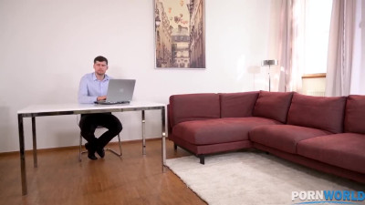 Small tits secretary Nikki enjoys a big cock inside of her