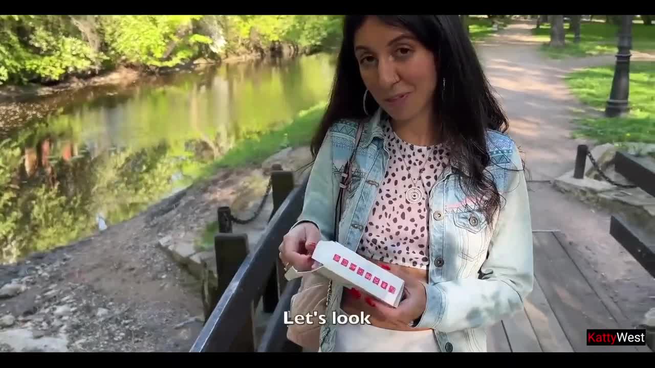 Watch With a Vibrator Inserted In Her Pussy, Slim Brunette Katty West Cums Several Times Right In the Park Full. Duration: 15:11 | ePornBabe.