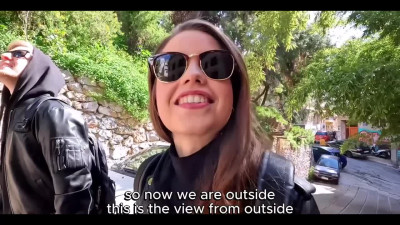 Athens travelogue ends in harsh anal fuck