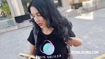 Picked-up In the Street, a Cute Fit Latina Babe Lets an Old Fatty Fuck Her Hard At the Fake Casting