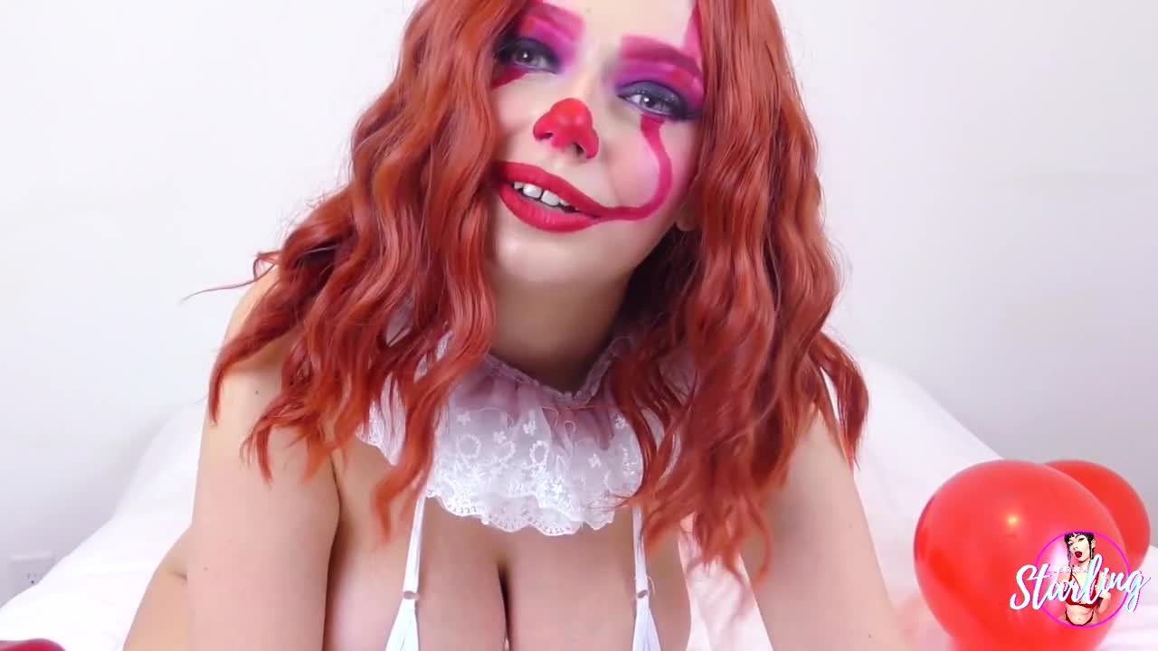 Watch Busty clown is fucking her tight pussy using a rubber cock until it creampies her Full. Duration: 22:44 | ePornBabe.