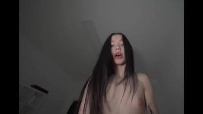 Skinny chick experiences multiple orgasms during such intense drilling of her pussy.