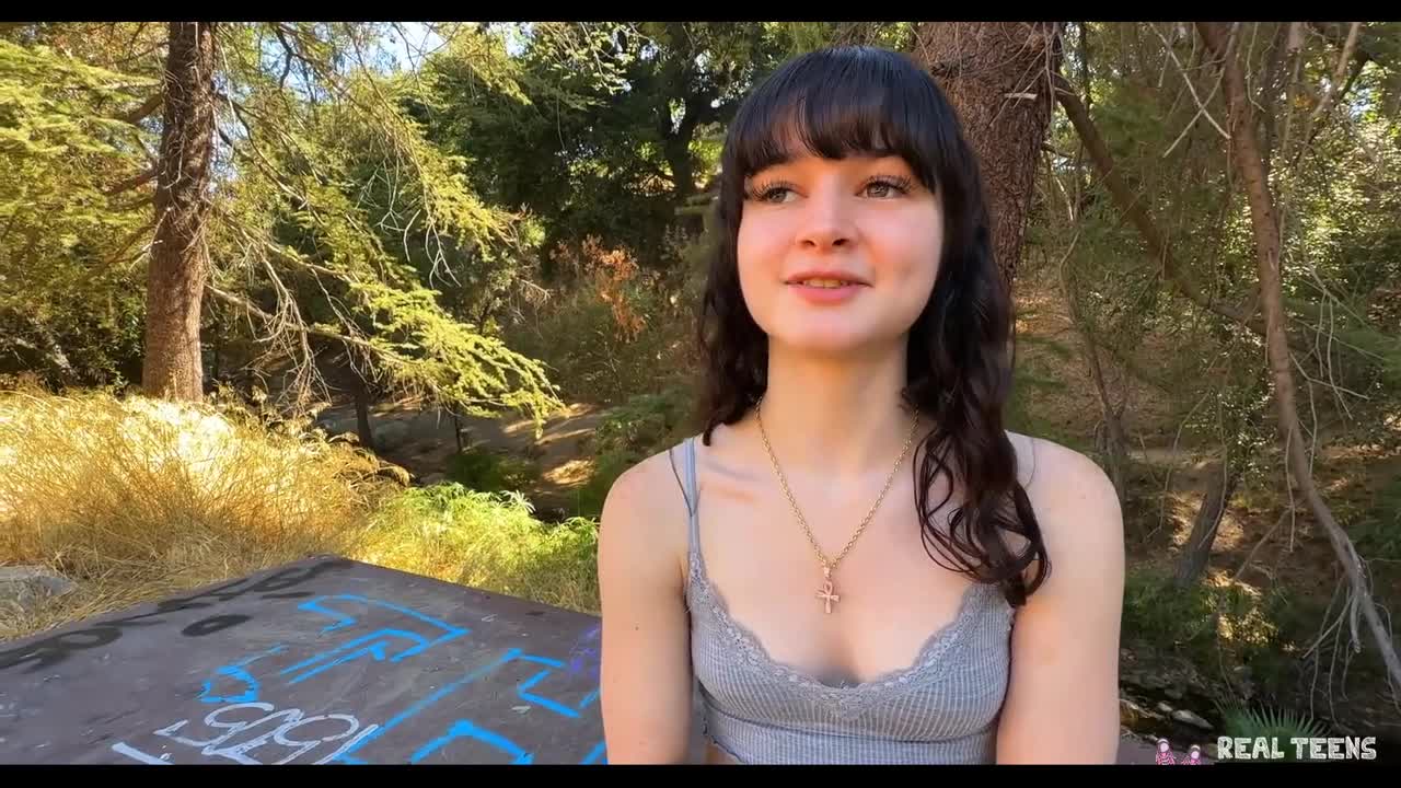 Watch Cute brunette chokes on and gapes on a big veiny cock Full. Duration: 04:56 | ePornBabe.