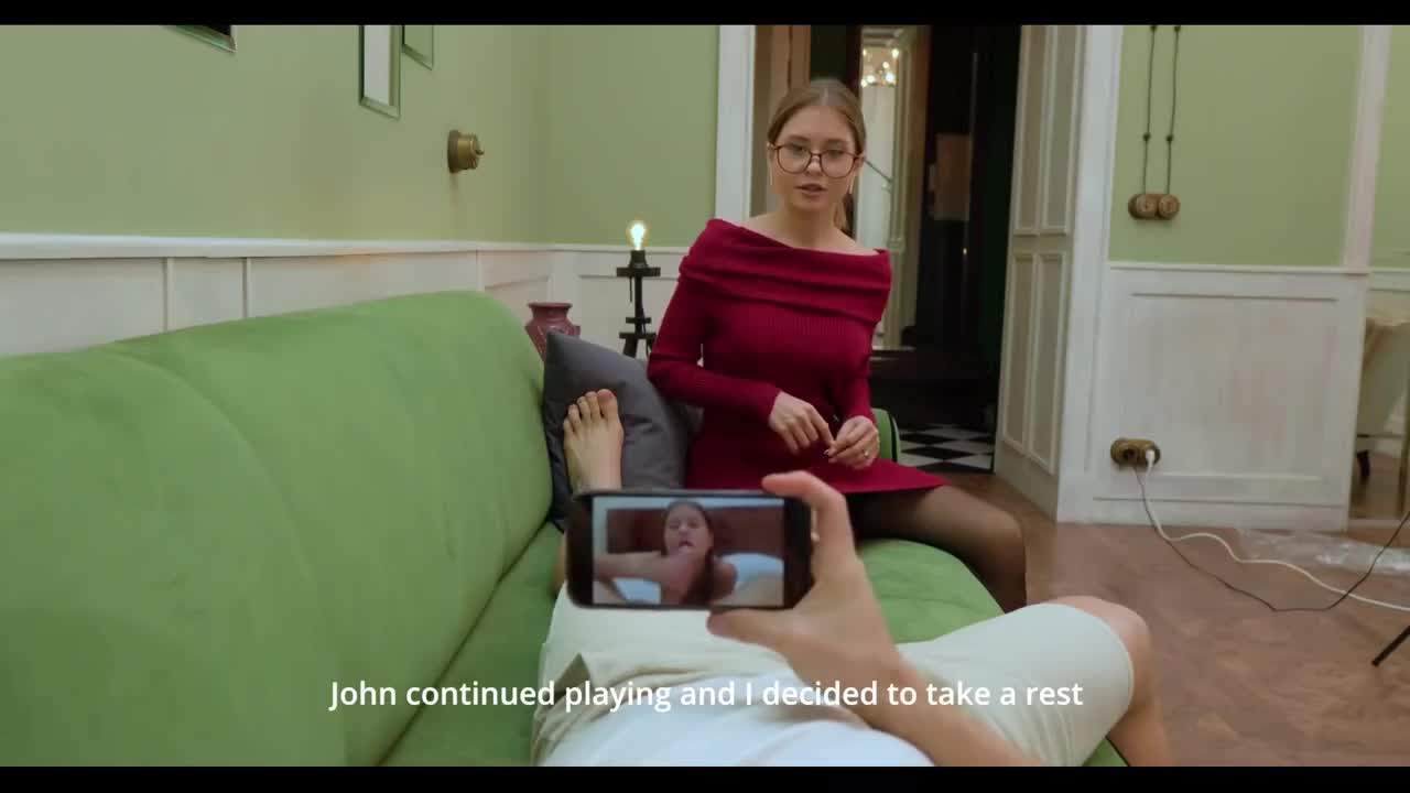 Watch Slutty wife is pleasing her husband's friend for him to keep her porn career in secret Full. Duration: 18:13 | ePornBabe.