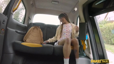 Older White Guy Fucks Sexy Latina Teen In A Fake Taxi