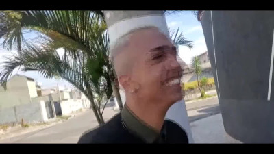 Tattooed Latin slut Elisa Sanches publicly fucked in a car with another stranger.