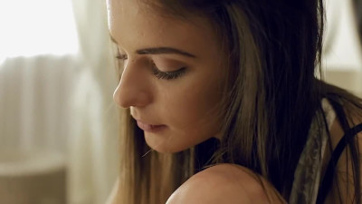 Pretty brunette is having an erotic fuck with a turned on boyfriend