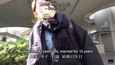 VLOG - Japanese cuckquean watches her husband fucking other women