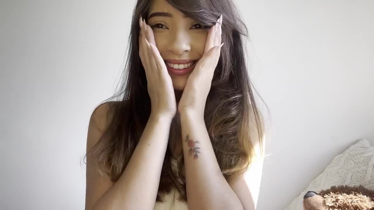 Watch Bright Latin princess playfully bares her breasts and fondles her pussy with arousing conversations. Full. Duration: 04:57 | ePornBabe.