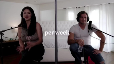 Fairskinned hot teen with great tits gets her pussy pounded really well by a masculine dude after an interview