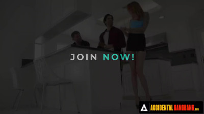 Insatiable blonde bitch needs more and more cock in rough gangbanging