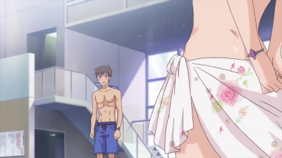 Hentai 'Overflow Abridged' Ep. 8: a Sexy Busty Student Fucks With Her Classmate In the Locker-room