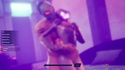 3d animated chick is getting double penetrated by a fuck machine