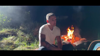 Stranger Talks a Slim Brunette Cutie Into Having Sex In Front Of Her BF During a Their Night Picnic