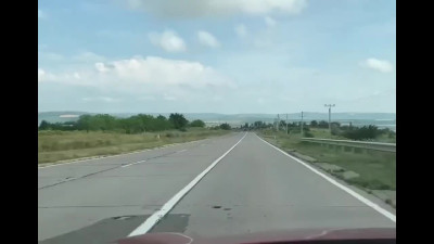 Hot slut from the highway is ready to give a public blowjob if she gets a ride.