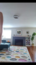 Cute MILF neighbor playfully milked my cock with her gentle hands.