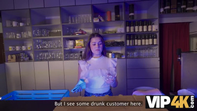 Pizza drove the vulgar French woman crazy!