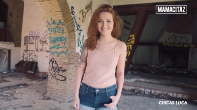 Crazy outdoor fuck with a hot Russian Shelley Bliss in abandoned Place