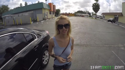 Skinny blonde pleases strangers. POV.  -Liili Dixon