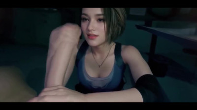 AI generated beauty is stroking a huge cock in a perfect POV