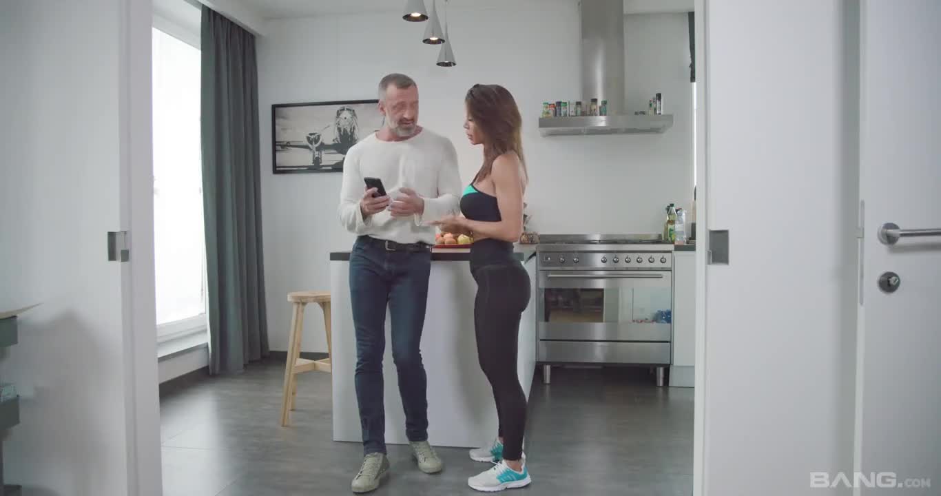 Watch Big boobed MILF Vittoria Divine is getting her pussy and anal fucked in the kitchen Full. Duration: 04:55 | ePornBabe.