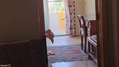 Russian amateur couple having a passionate morning sex at the hotel