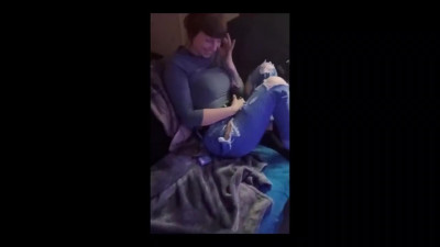 Redhead Hairy inked MILF got fucked by BBC on a first date in the bed