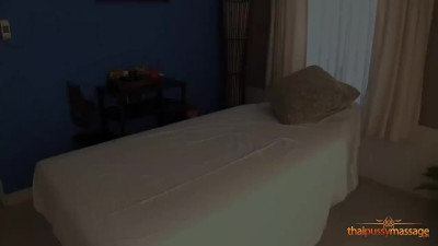 Pretty Slim Thai Babe Lets a Masseur Try Her Tight Shaved Pussy After an Erotic Massage