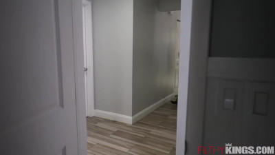 Submissive Round-assed Cutie Gets Deepthroated, Fucked Hard & Facialized By Her Harsh Stepdad
