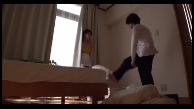 A gorgeous japanese milf enjoys a lot as her lustful stepson fingers and eats her sweet pussy