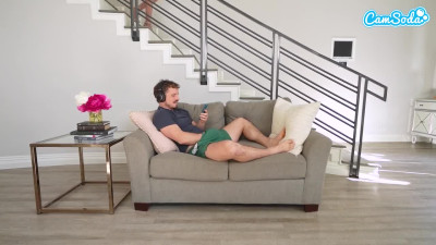 Horny step-mom helps me cum after wild sofa fuck