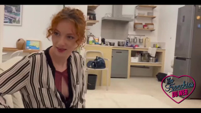 Slender ginger anal whore feels real pleasure being fucked and creampied in her asshole