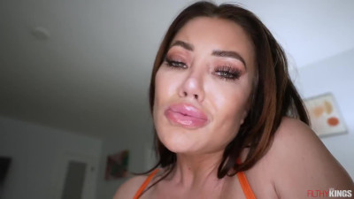 Buxom cougar loves fucking stepson and asks for cumshot - Filthy Kings