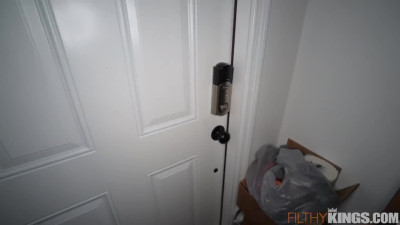 Johnny Love & Curvy Big-assed Latina Gem Jewels Have Sex In the Bathroom To Please the Poltergeist