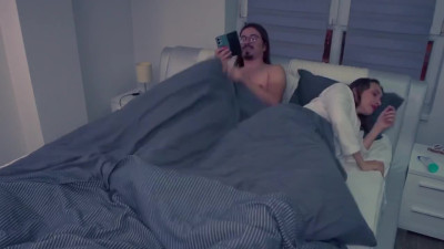 Fucked my busty redheaded step-sister and then my tattooed brunette step-mother in turn in the same bed