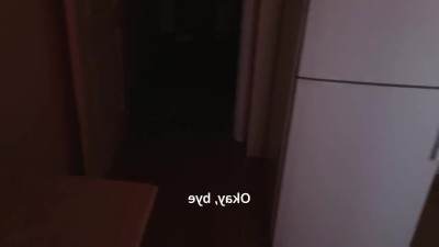 A guy caught his hot redhead stepsister masturbating in his bed and then she nailds this bitch